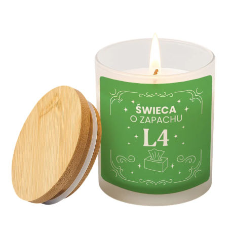 Świeca o zapachu L4 - świeczka zapachowa na prezent