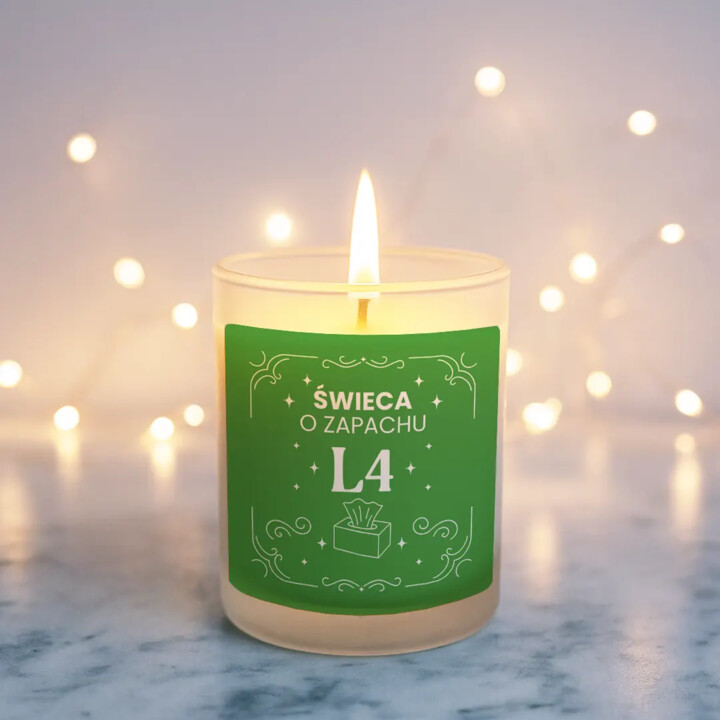 Świeca o zapachu L4 - świeczka zapachowa na prezent