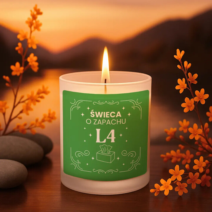 Świeca o zapachu L4 - świeczka zapachowa na prezent