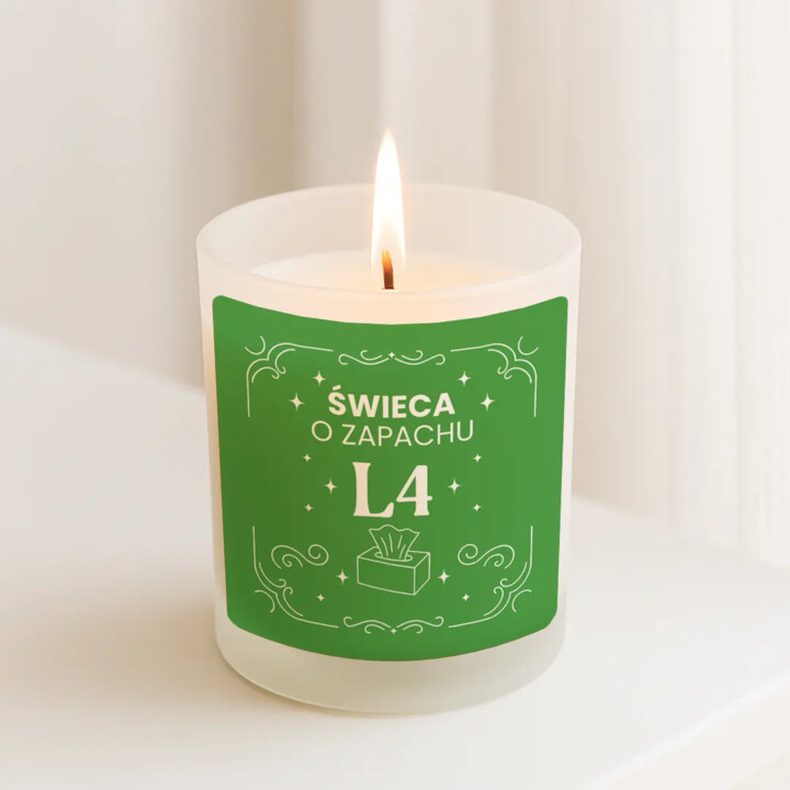 Świeca o zapachu L4 - świeczka zapachowa na prezent