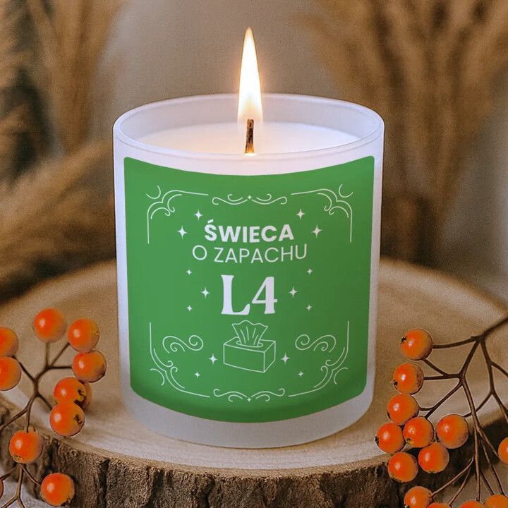 Świeca o zapachu L4 - świeczka zapachowa na prezent