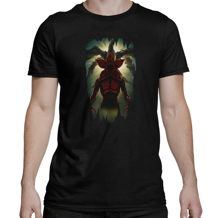 Demogorgon - dla fanów serialu Stranger Things - męska koszulka na prezent