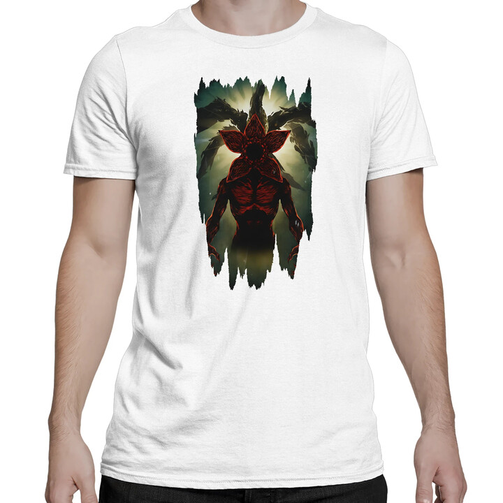 Demogorgon - dla fanów serialu Stranger Things - męska koszulka na prezent