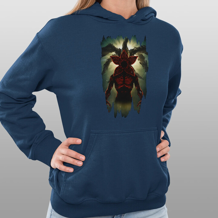 Demogorgon - dla fanów serialu Stranger Things - damska bluza na prezent