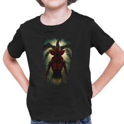 Demogorgon - dla fanów serialu Stranger Things - dziecięca koszulka na prezent