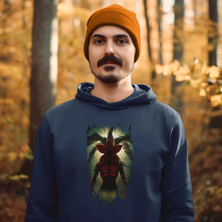 Demogorgon - dla fanów serialu Stranger Things - męska bluza na prezent