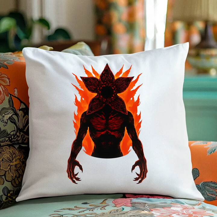 Demogorgon v2 - dla fanów serialu Stranger Things - poduszka na prezent