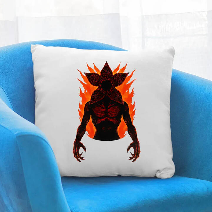 Demogorgon v2 - dla fanów serialu Stranger Things - poduszka na prezent