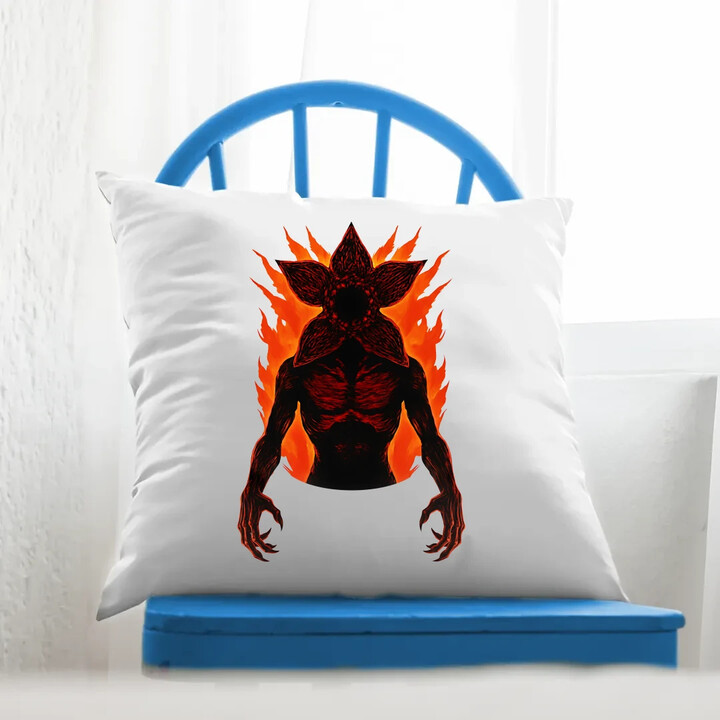 Demogorgon v2 - dla fanów serialu Stranger Things - poduszka na prezent