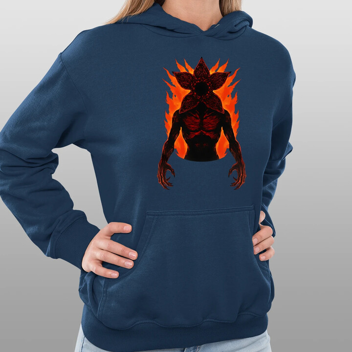 Demogorgon v2 - dla fanów serialu Stranger Things - damska bluza na prezent