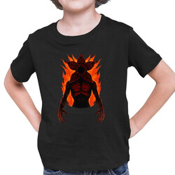 Demogorgon v2 - dla fanów serialu Stranger Things - dziecięca koszulka na prezent