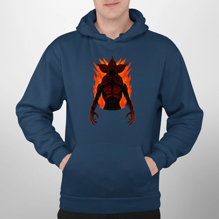 Demogorgon v2 - dla fanów serialu Stranger Things - męska bluza na prezent