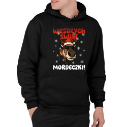 Wesołych Świąt - mordeczki! - męska bluza na prezent
