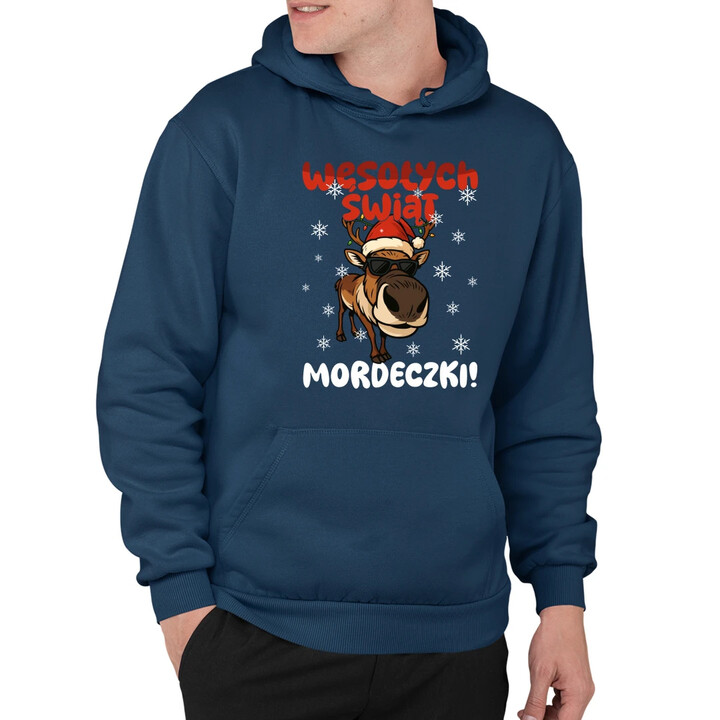 Wesołych Świąt - mordeczki! - męska bluza na prezent