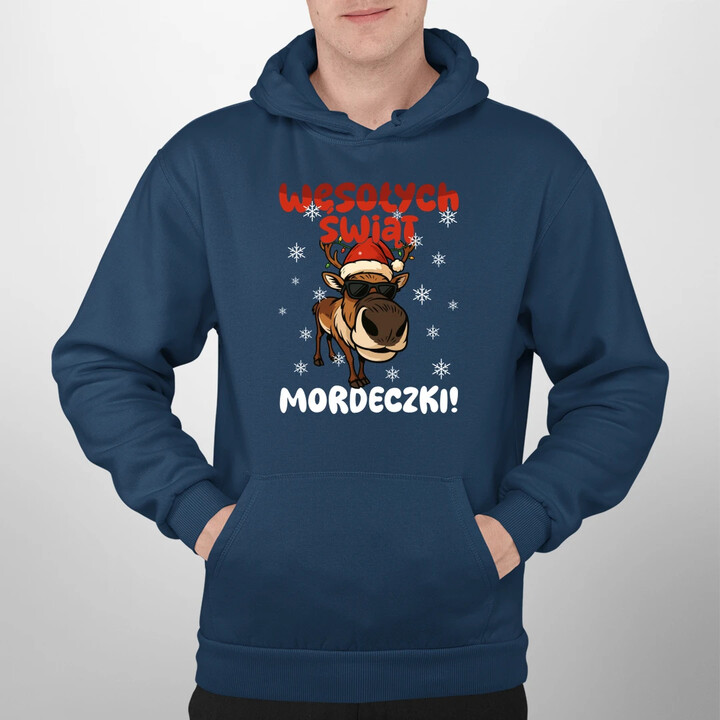 Wesołych Świąt - mordeczki! - męska bluza na prezent