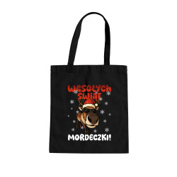 Wesołych Świąt - mordeczki! - torba na prezent