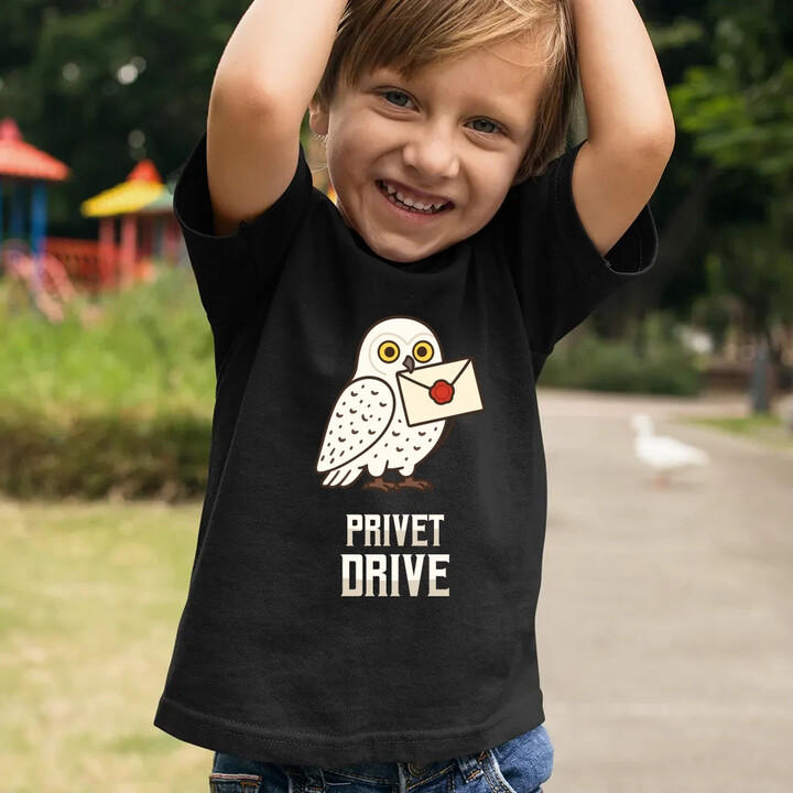 Privet Drive - Hedwiga - dziecięca koszulka na prezent dla fanów serii Harry Potter