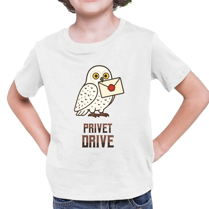 Privet Drive - Hedwiga - dziecięca koszulka na prezent dla fanów serii Harry Potter