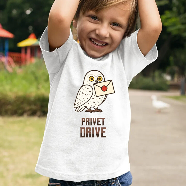 Privet Drive - Hedwiga - dziecięca koszulka na prezent dla fanów serii Harry Potter