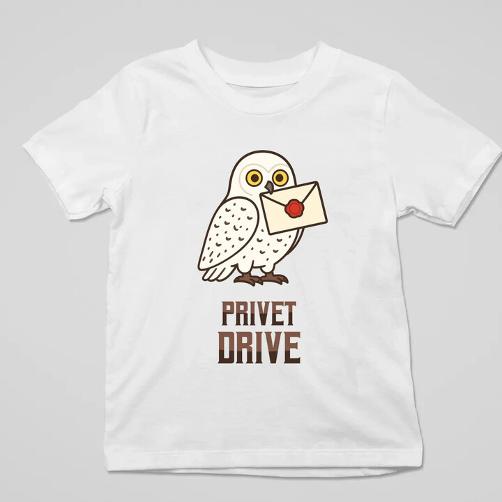 Privet Drive - Hedwiga - dziecięca koszulka na prezent dla fanów serii Harry Potter