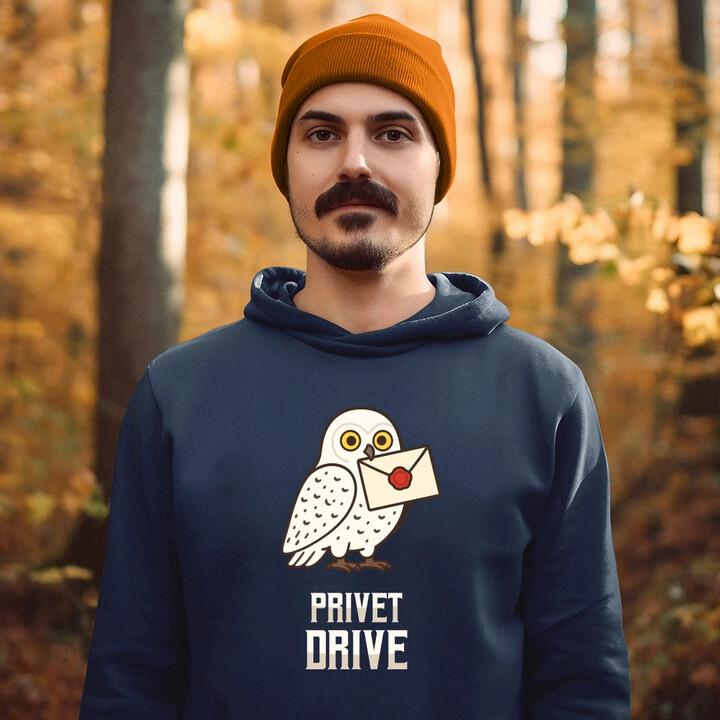 Privet Drive - Hedwiga - męska bluza na prezent dla fanów serii Harry Potter