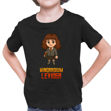 Wingardium Leviosa - Hermiona Granger - dziecięca koszulka na prezent dla fanów serii Harry Potter