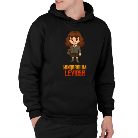 Wingardium Leviosa - Hermiona Granger - męska bluza na prezent dla fanów serii Harry Potter