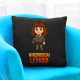 Wingardium Leviosa - Hermiona Granger - czarna poduszka na prezent dla fanów serii Harry Potter