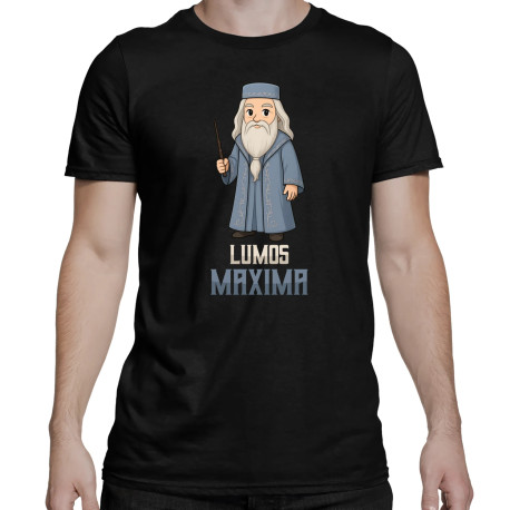 Lumos Maxima - Albus Dumbledore - męska koszulka na prezent Lumos Maxima - Albus Dumbledore
