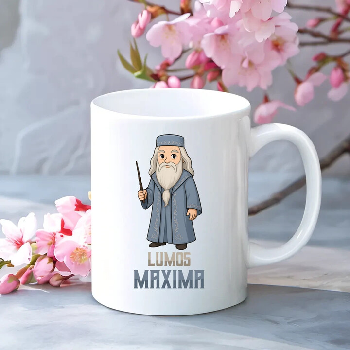 Lumos Maxima - Albus Dumbledore - kubek na prezent dla fanów serii Harry Potter