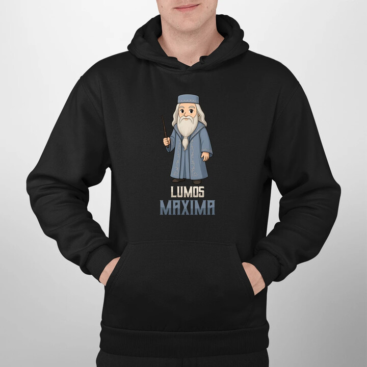 Lumos Maxima - Albus Dumbledore - męska bluza na prezent dla fanów serii Harry Potter