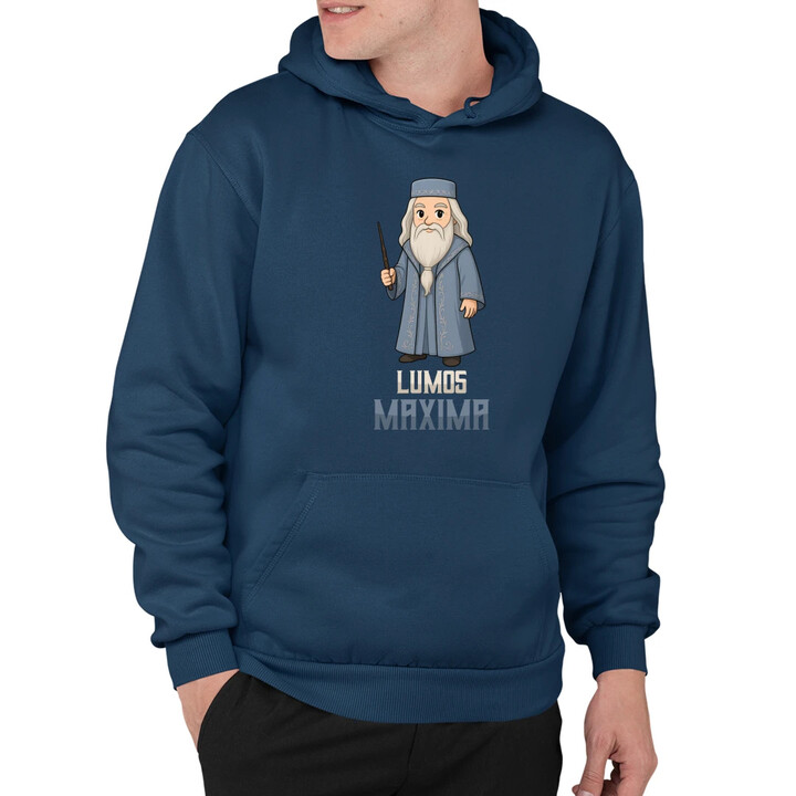 Lumos Maxima - Albus Dumbledore - męska bluza na prezent dla fanów serii Harry Potter