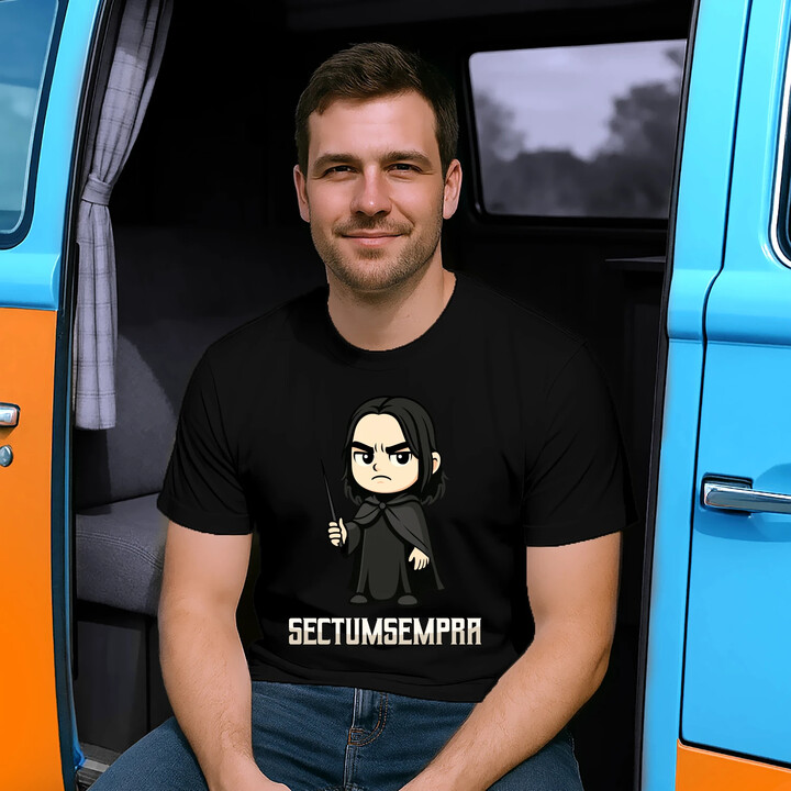 Sectumsempra - Severus Snape - męska koszulka na prezent dla fanów serii Harry Potter