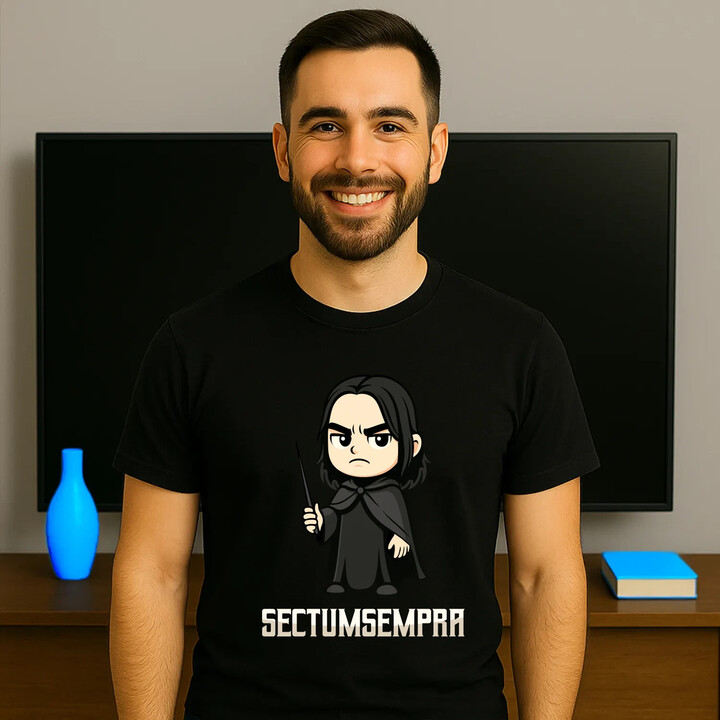Sectumsempra - Severus Snape - męska koszulka na prezent dla fanów serii Harry Potter