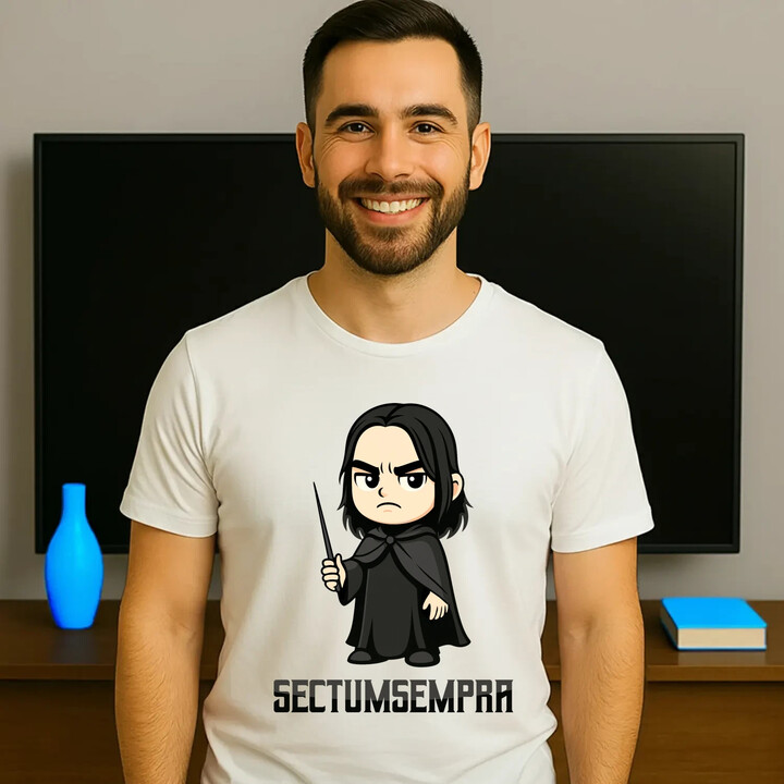 Sectumsempra - Severus Snape - męska koszulka na prezent dla fanów serii Harry Potter