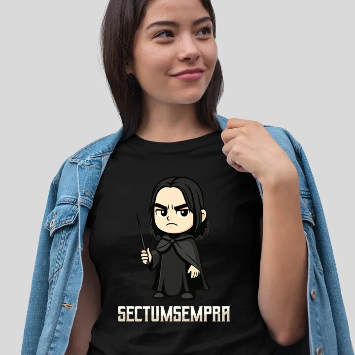 Sectumsempra - Severus Snape - damska koszulka na prezent dla fanów serii Harry Potter