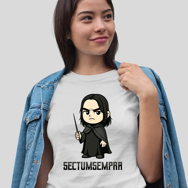 Sectumsempra - Severus Snape - damska koszulka na prezent dla fanów serii Harry Potter