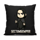 Sectumsempra - Severus Snape - czarna poduszka na prezent dla fanów serii Harry Potter
