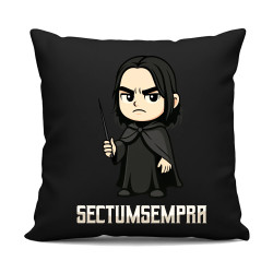 Sectumsempra - Severus Snape - czarna poduszka na prezent dla fanów serii Harry Potter