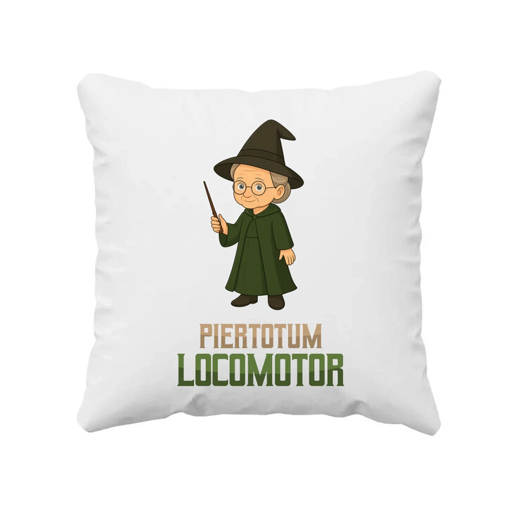 Piertotum Locomotor - Minerwa McGonagall - poduszka na prezent dla fanów serii Harry Potter