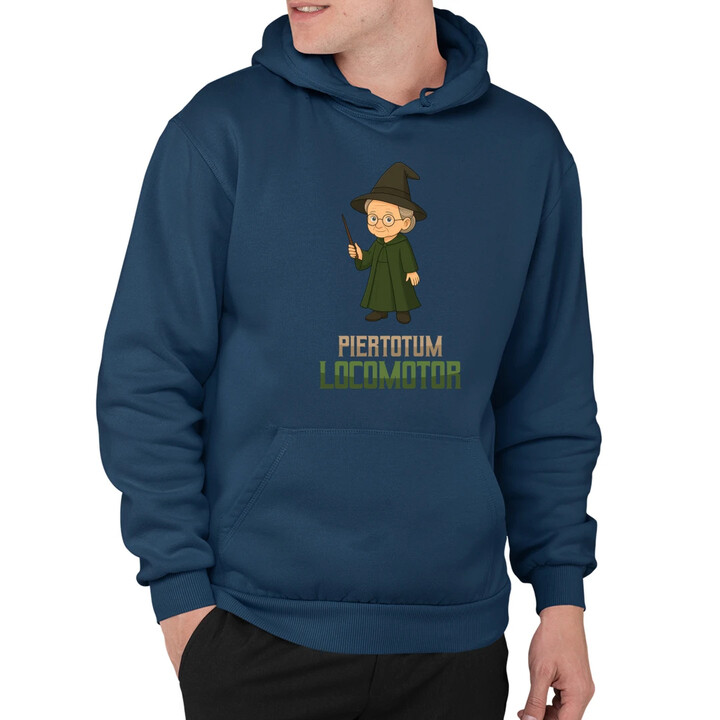 Piertotum Locomotor - Minerwa McGonagall - męska bluza na prezent dla fanów serii Harry Potter