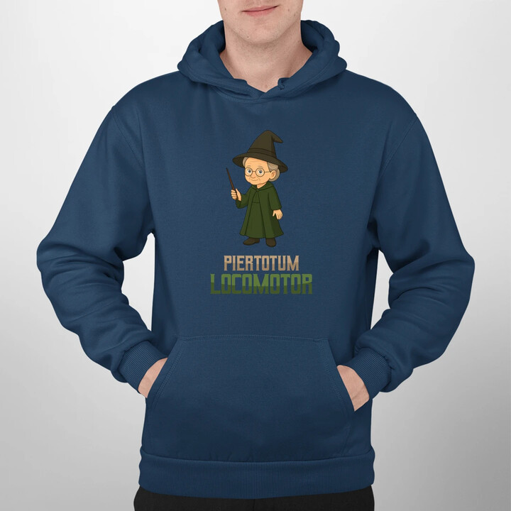 Piertotum Locomotor - Minerwa McGonagall - męska bluza na prezent dla fanów serii Harry Potter