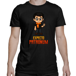 Expecto Patronum - Harry Potter - męska koszulka na prezent dla fanów serii Harry Potter