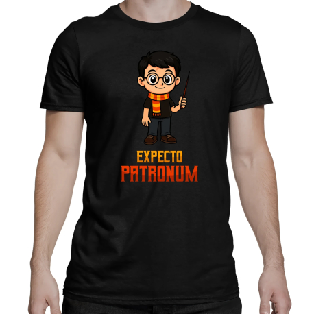 Expecto Patronum - Harry Potter - męska koszulka na prezent dla fanów serii Harry Potter