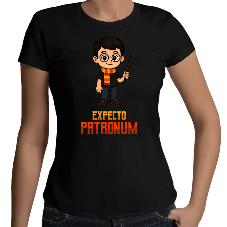 Expecto Patronum - Harry Potter - damska koszulka na prezent dla fanów serii Harry Potter