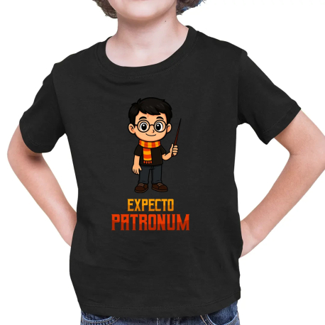 Expecto Patronum - Harry Potter - dziecięca koszulka na prezent dla fanów serii Harry Potter