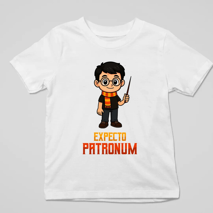 Expecto Patronum - Harry Potter - dziecięca koszulka na prezent dla fanów serii Harry Potter