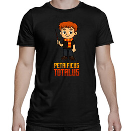 Petrificus Totalus - Ron Weasley - męska koszulka na prezent dla fanów serii Harry Potter