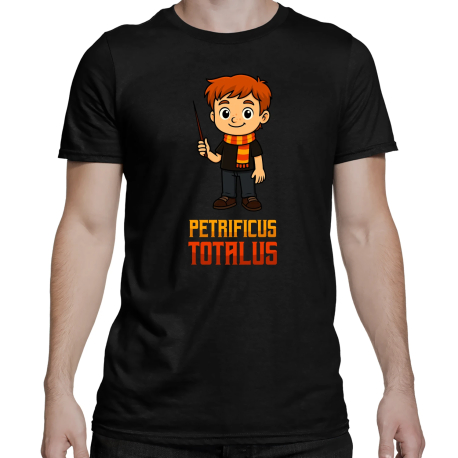 Petrificus Totalus - Ron Weasley - męska koszulka na prezent dla fanów serii Harry Potter