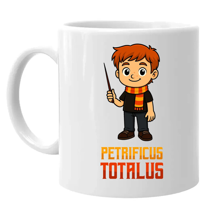 Petrificus Totalus - Ron Weasley - kubek na prezent dla fanów serii Harry Potter